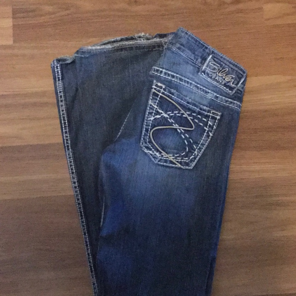 Silver jeans
